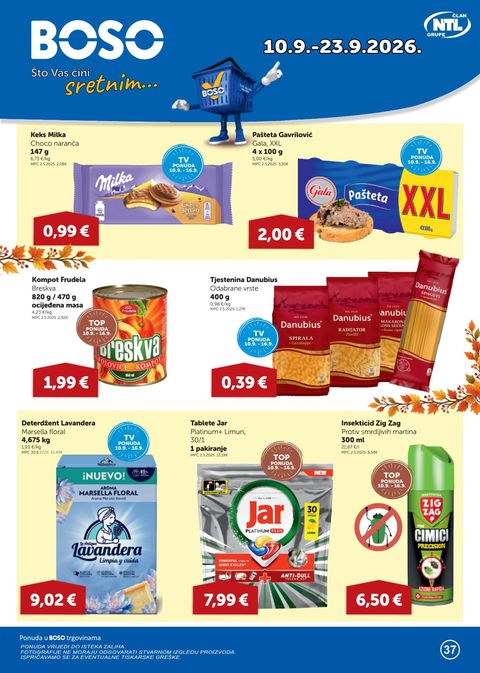 Naslovnica: Boso katalog 10.09.2026. – 23.09.2026.