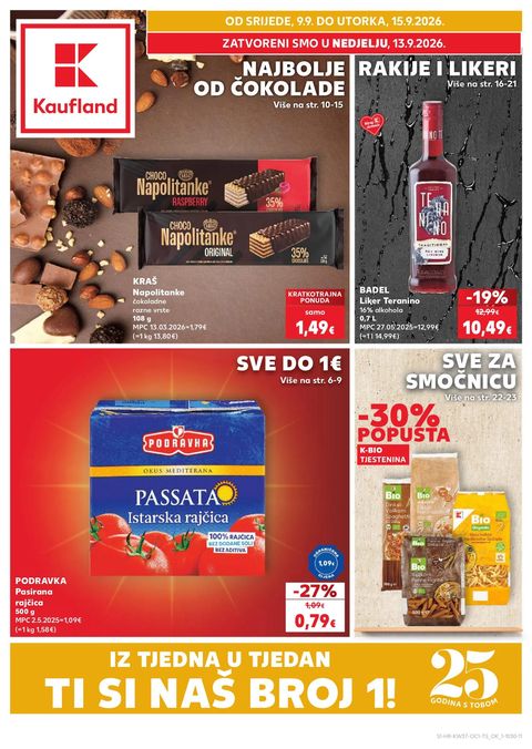 Naslovnica: Kaufland katalog 09.09.2026 - 15.09.2026 (2)