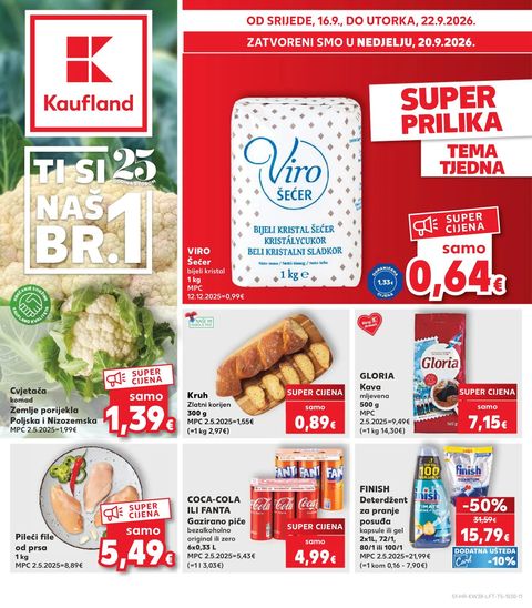 Naslovnica: Kaufland katalog 16.09.2026 - 22.09.2026 (1)