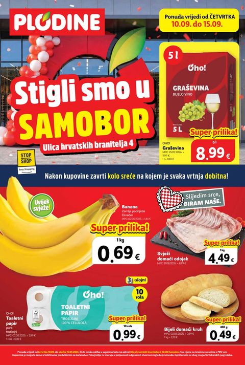 Naslovnica: Plodine katalog otvorenja samobor 10.09.2026. – 15.09.2026.
