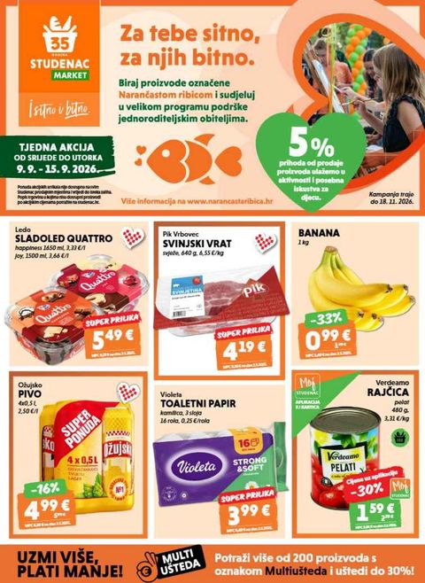 Naslovnica: Studenac tjedni katalog 09.09.2026. – 15.09.2026.